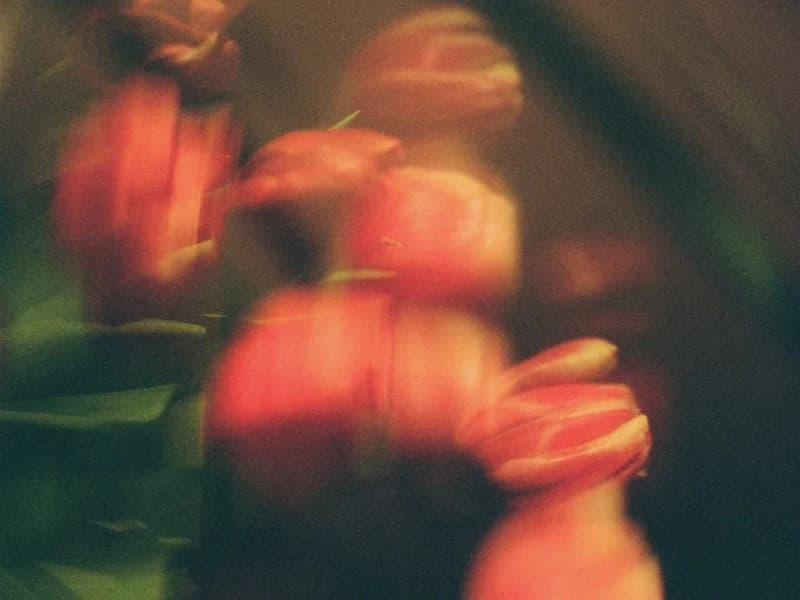 Abstract photograph of people in motion